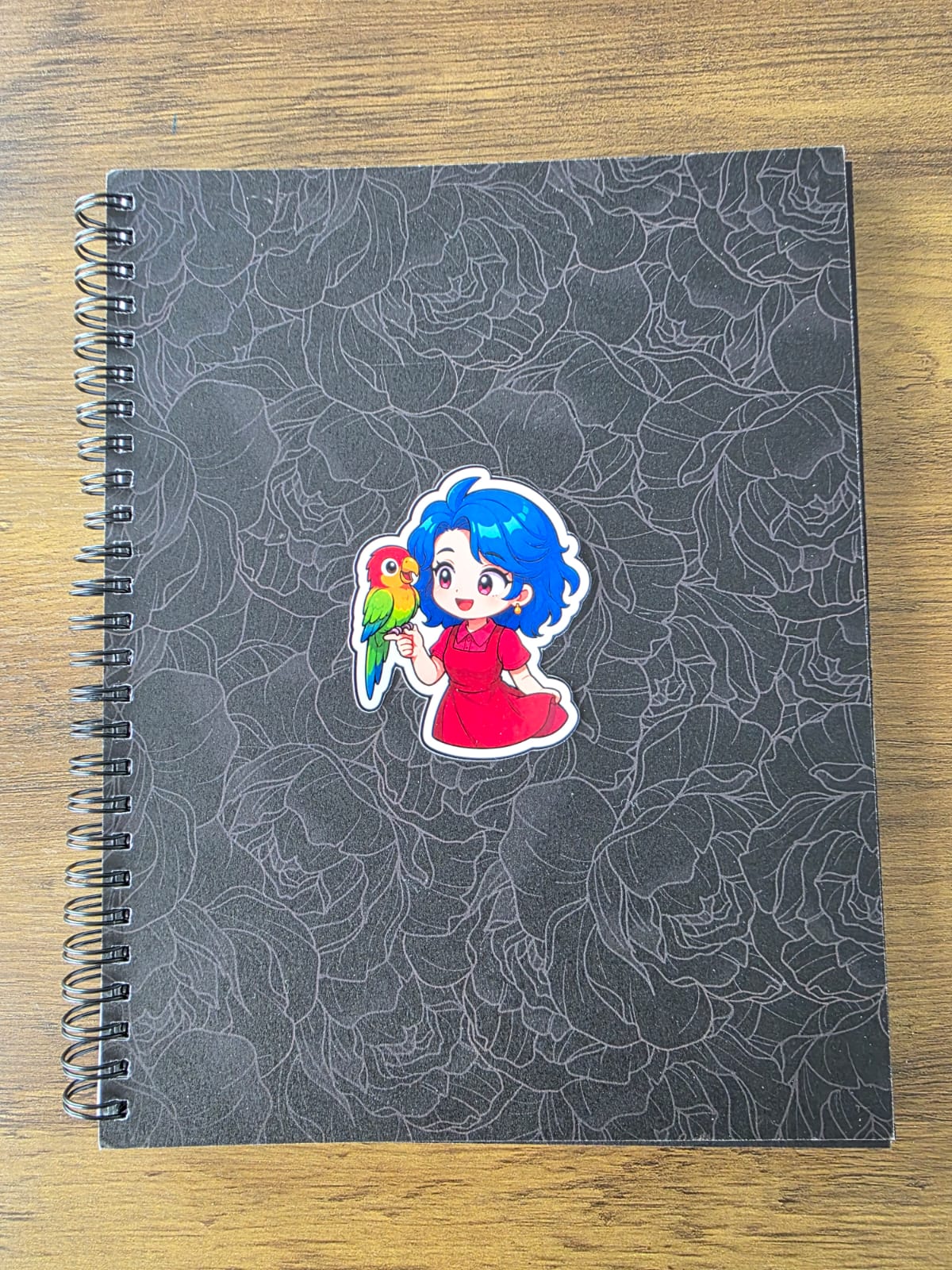 Stardew Valley Inspired Emily & Parrot Glossy Die Cut Sticker | 2 Sizes Available