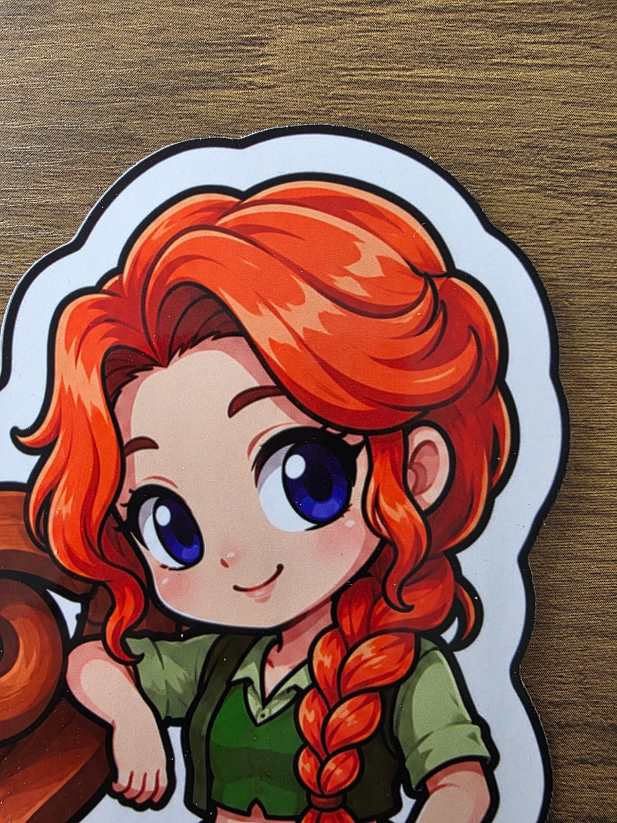 Stardew Valley Inspired Leah & Sculpture Glossy Die Cut Sticker | 2 Sizes Available