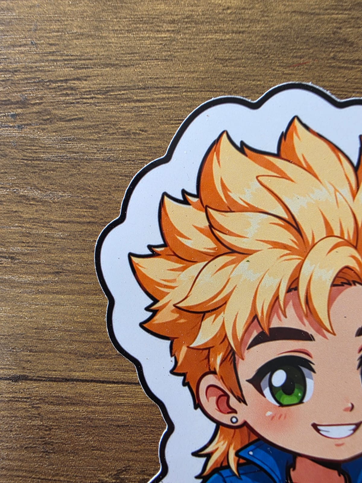 Stardew Valley Inspired Sam & Guitar Glossy Die Cut Sticker | 2 Sizes Available