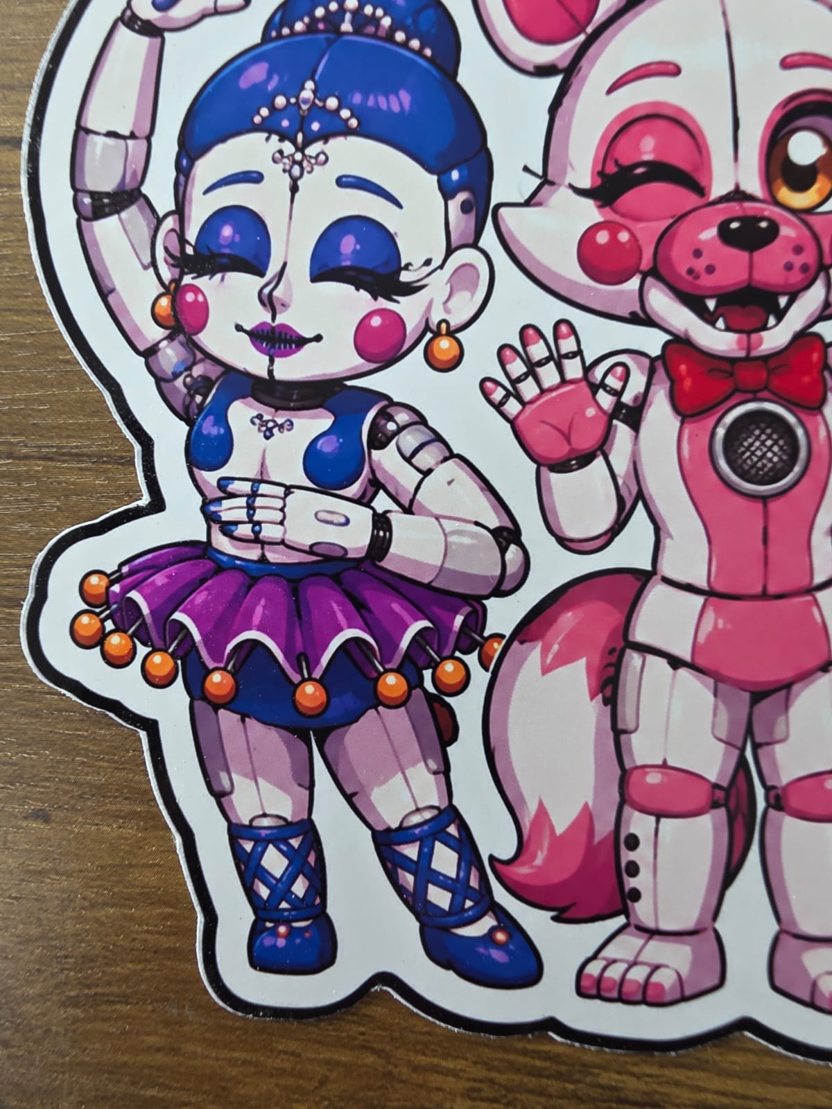 Five Nights at Freddy's: Sister Location Inspired Circus Baby Ballora Funtime Foxy Sticker | 2 Sizes Available