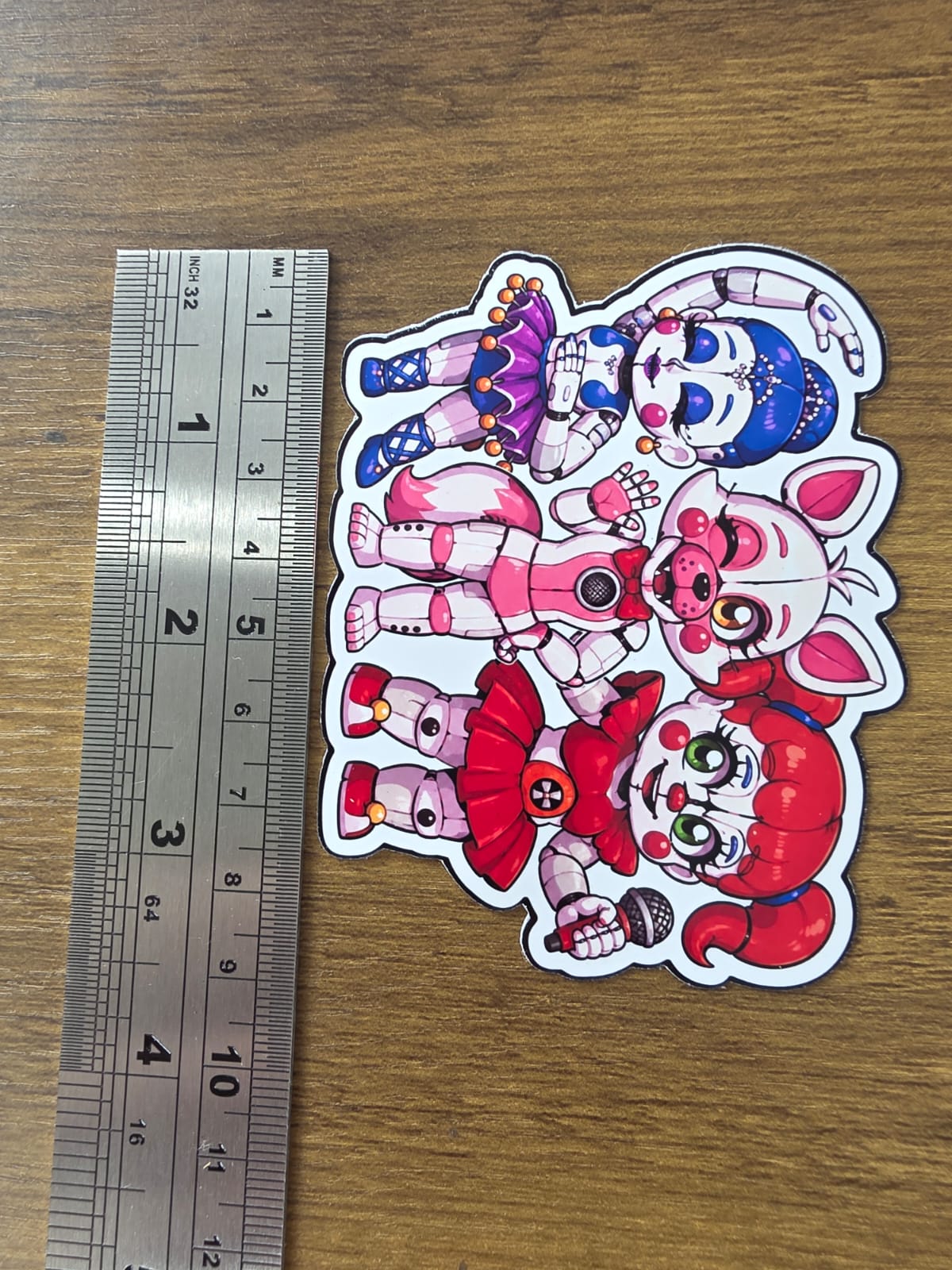 Five Nights at Freddy's: Sister Location Inspired Circus Baby Ballora Funtime Foxy Sticker | 2 Sizes Available