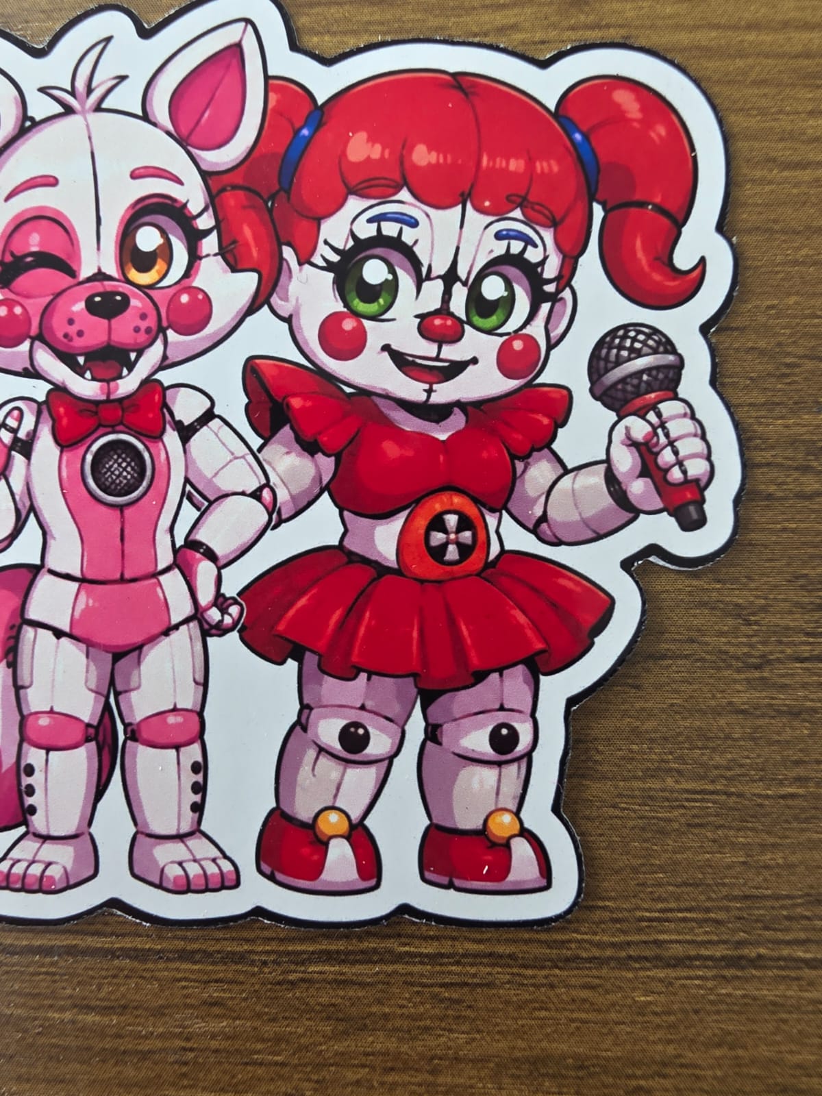 Five Nights at Freddy's: Sister Location Inspired Circus Baby Ballora Funtime Foxy Sticker | 2 Sizes Available