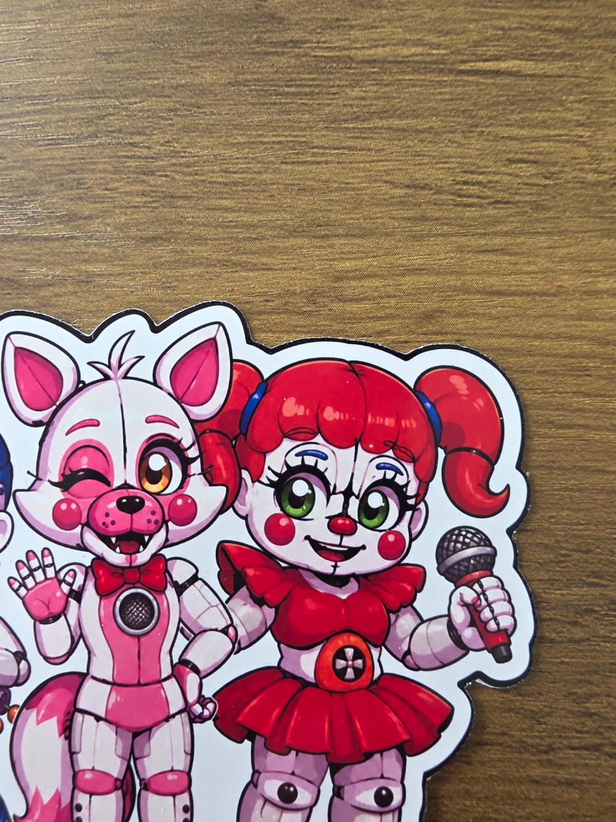 Five Nights at Freddy's: Sister Location Inspired Circus Baby Ballora Funtime Foxy Sticker | 2 Sizes Available