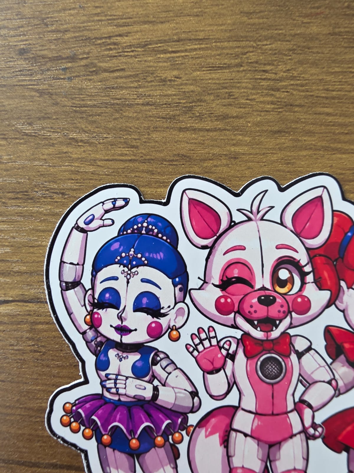 Five Nights at Freddy's: Sister Location Inspired Circus Baby Ballora Funtime Foxy Sticker | 2 Sizes Available