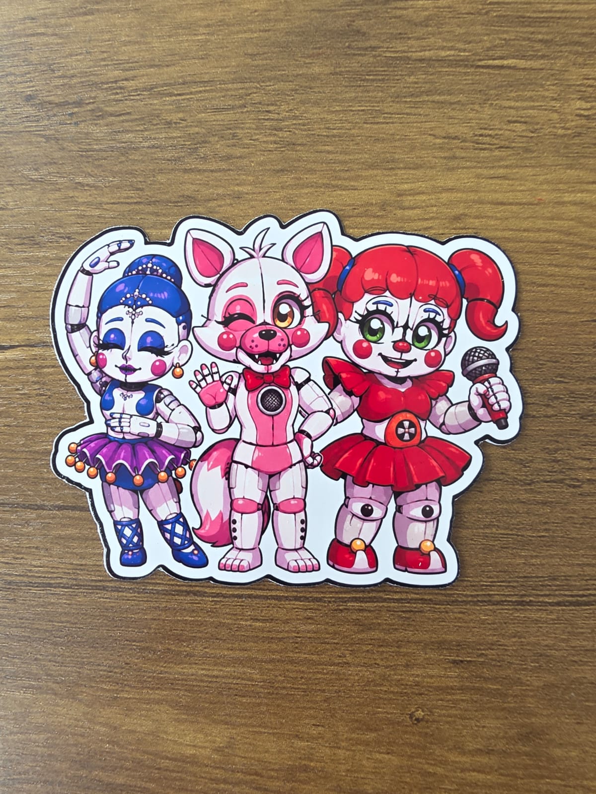 Five Nights at Freddy's: Sister Location Inspired Circus Baby Ballora Funtime Foxy Sticker | 2 Sizes Available