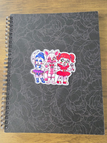 Five Nights at Freddy's: Sister Location Inspired Circus Baby Ballora Funtime Foxy Sticker | 2 Sizes Available