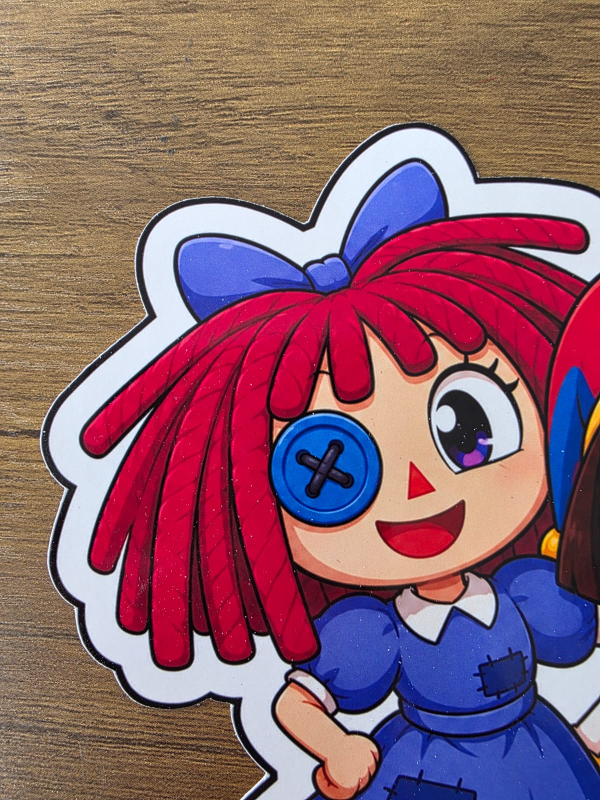 Amazing Digital Circus Inspired Ragatha & Pomni Glossy Die Cut Sticker | 2 Sizes Available