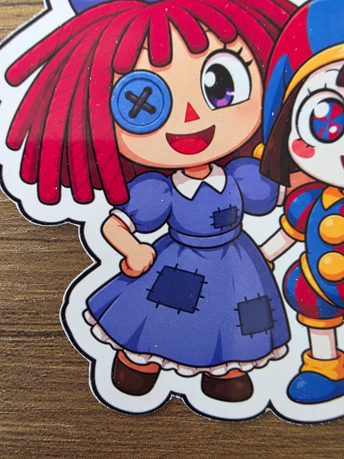 Amazing Digital Circus Inspired Ragatha & Pomni Glossy Die Cut Sticker | 2 Sizes Available