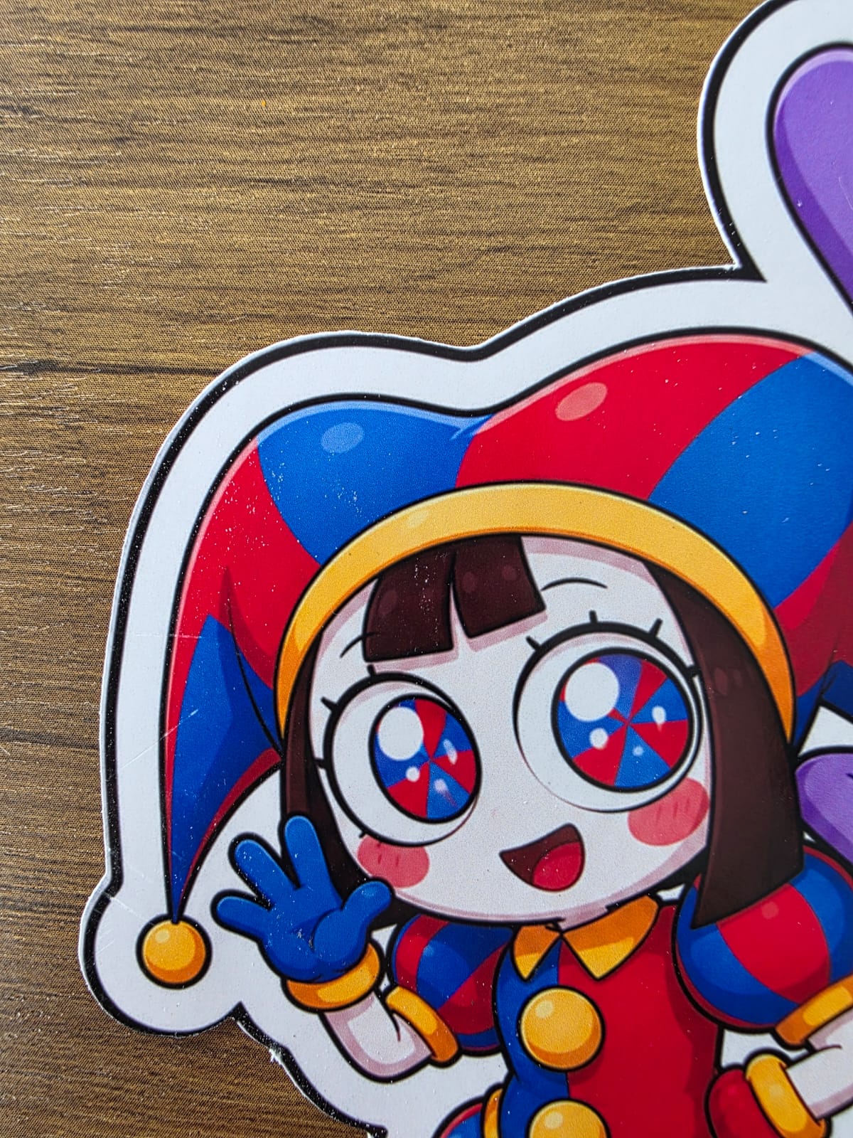 Amazing Digital Circus Inspired Pomni & Jax Glossy Die Cut Sticker | 2 Sizes Available