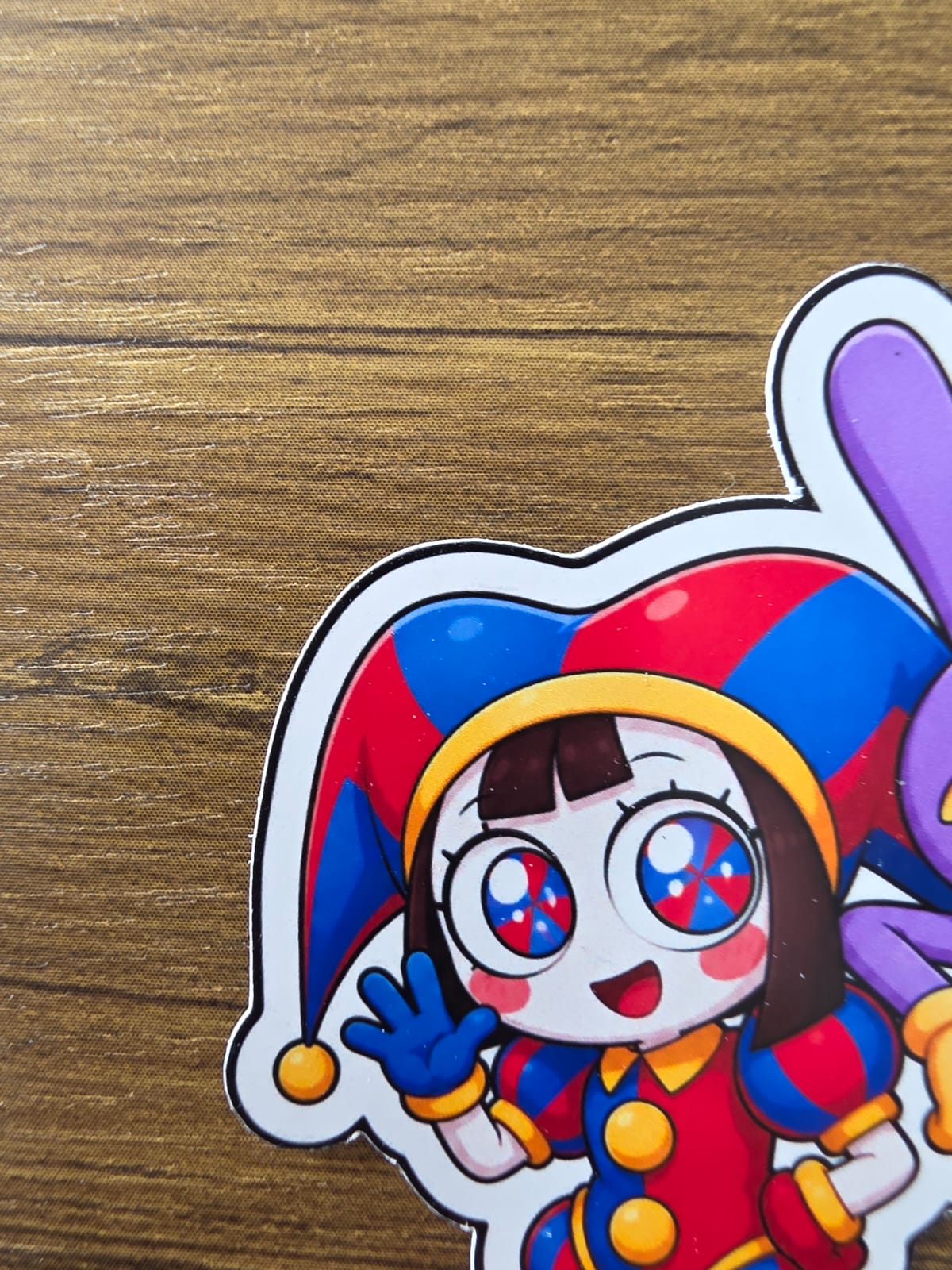 Amazing Digital Circus Inspired Pomni & Jax Glossy Die Cut Sticker | 2 Sizes Available