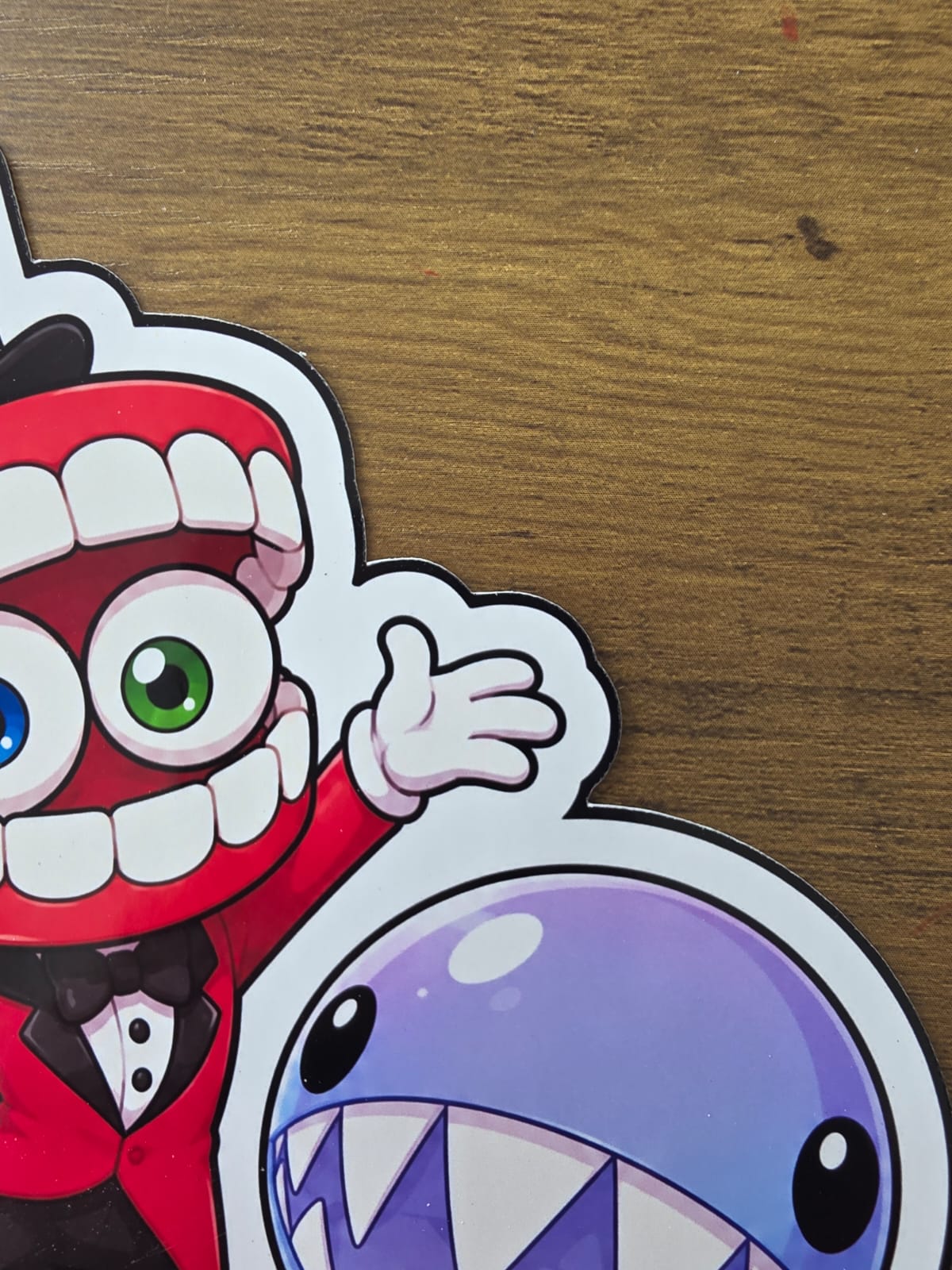 Amazing Digital Circus Inspired Caine & Bubble Glossy Die Cut Sticker | 2 Sizes Available