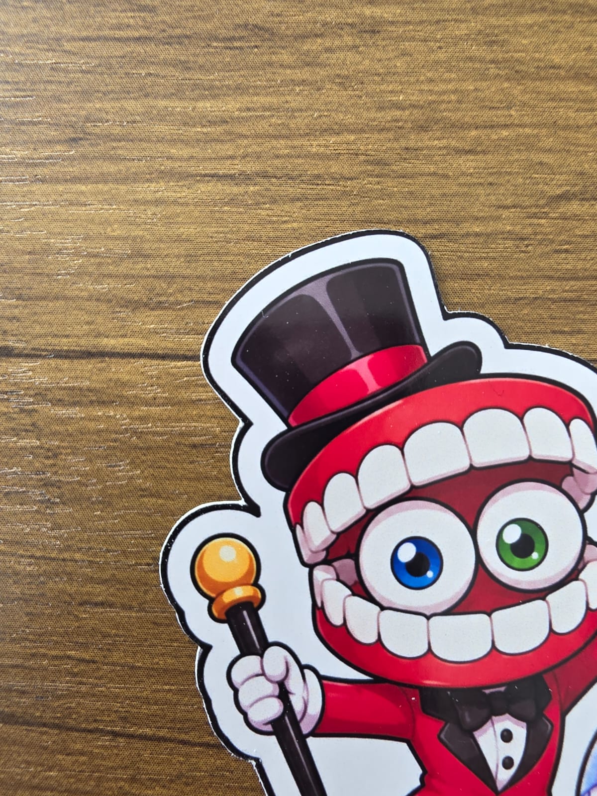 Amazing Digital Circus Inspired Caine & Bubble Glossy Die Cut Sticker | 2 Sizes Available