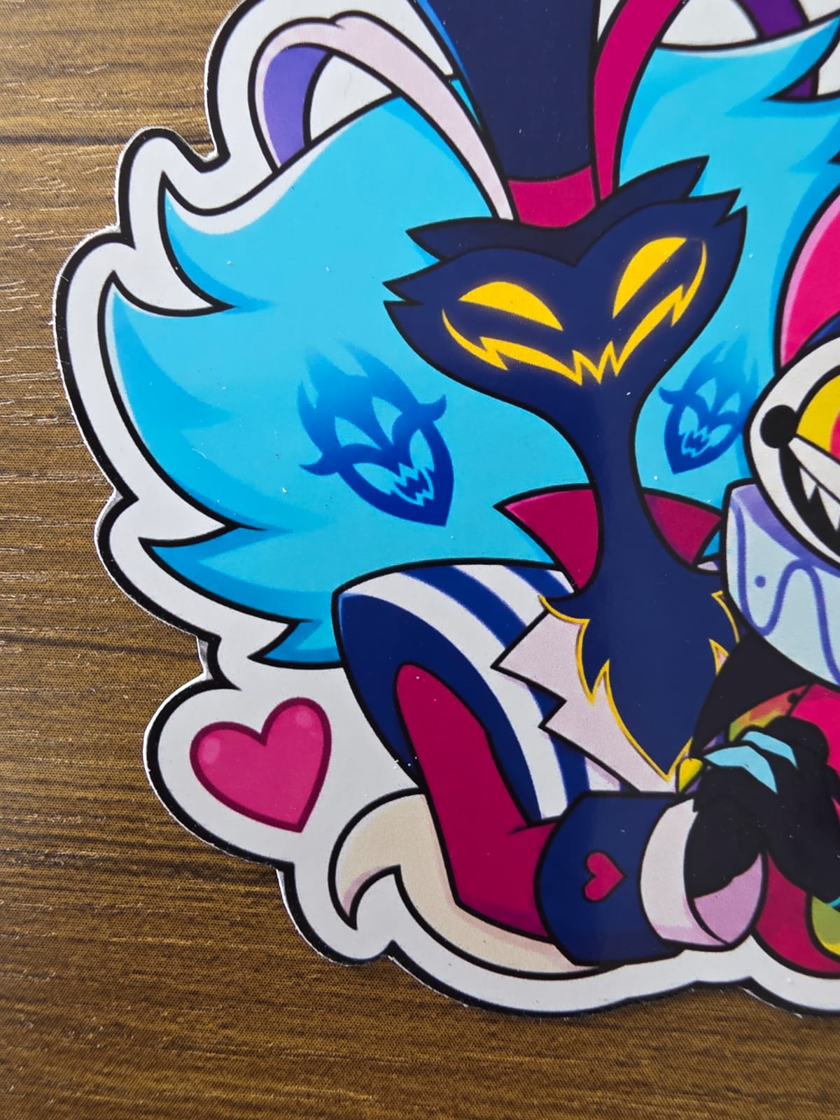 Helluva Boss Inspired Fizz & Ozzie Glossy Die Cut Sticker | 2 Sizes Available