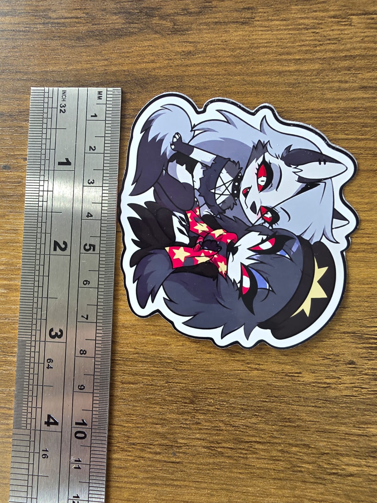 Helluva Boss Inspired Loona & Octavia Glossy Die Cut Sticker | 2 Sizes Available