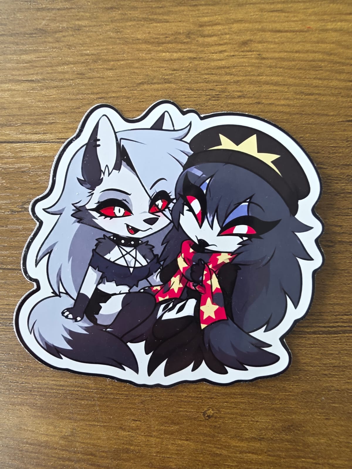 Helluva Boss Inspired Loona & Octavia Glossy Die Cut Sticker | 2 Sizes Available
