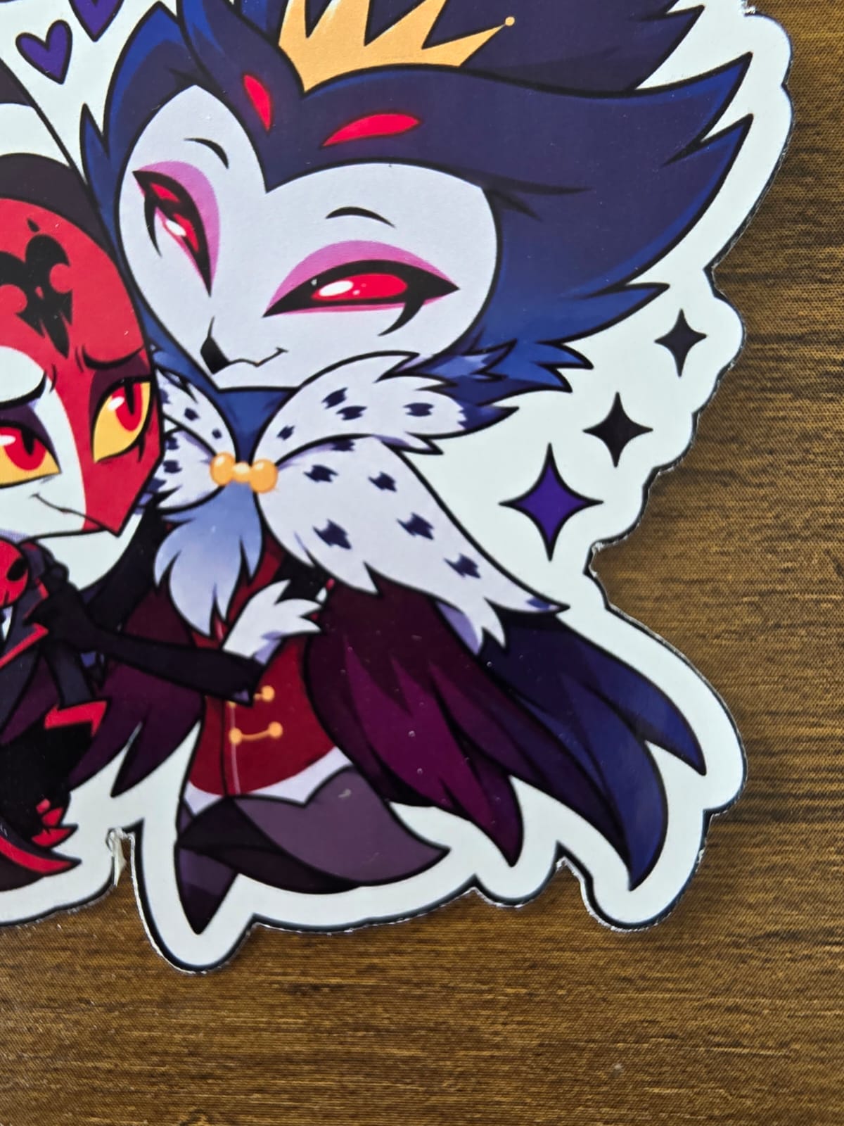Helluva Boss Inspired Blitzø & Stolas Glossy Die Cut Sticker | 2 Sizes Available
