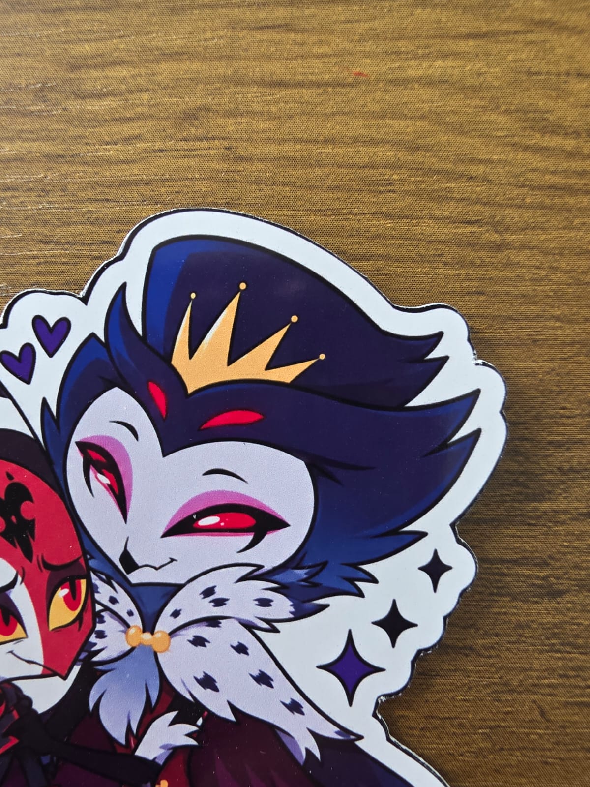 Helluva Boss Inspired Blitzø & Stolas Glossy Die Cut Sticker | 2 Sizes Available
