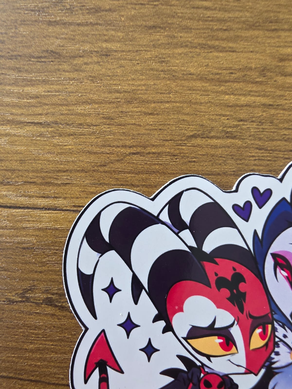 Helluva Boss Inspired Blitzø & Stolas Glossy Die Cut Sticker | 2 Sizes Available