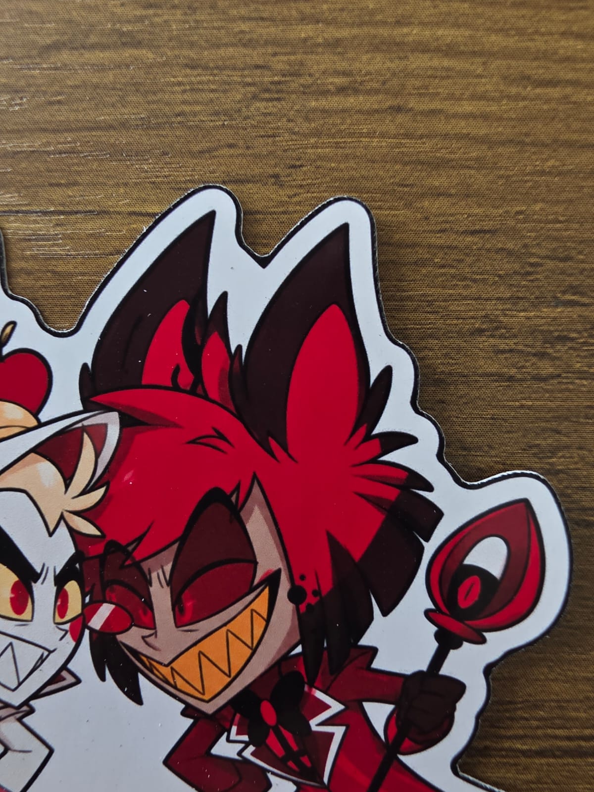 Hazbin Hotel Inspired Alastor & Lucifer Glossy Die Cut Sticker | 2 Sizes Available