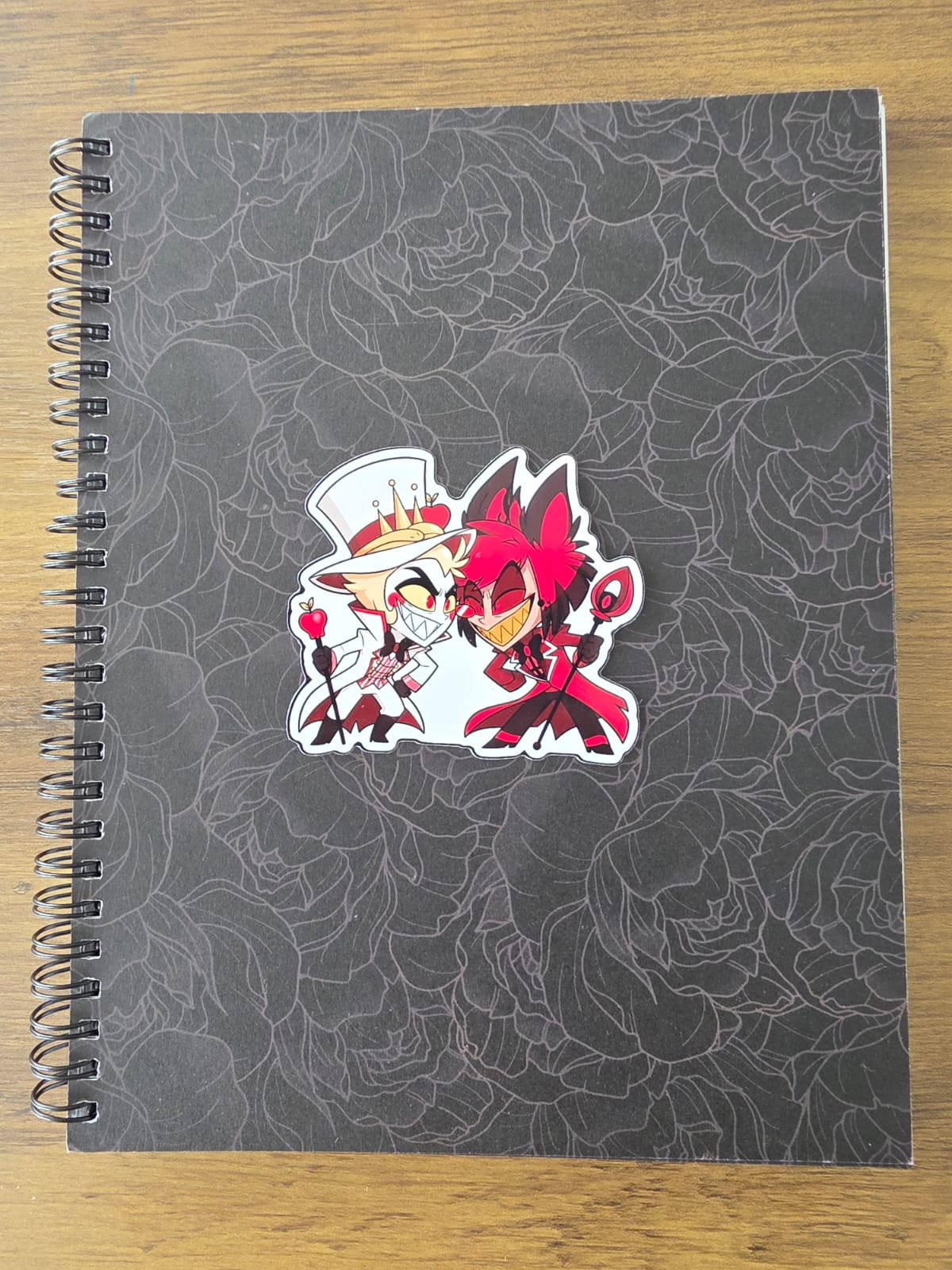 Hazbin Hotel Inspired Alastor & Lucifer Glossy Die Cut Sticker | 2 Sizes Available