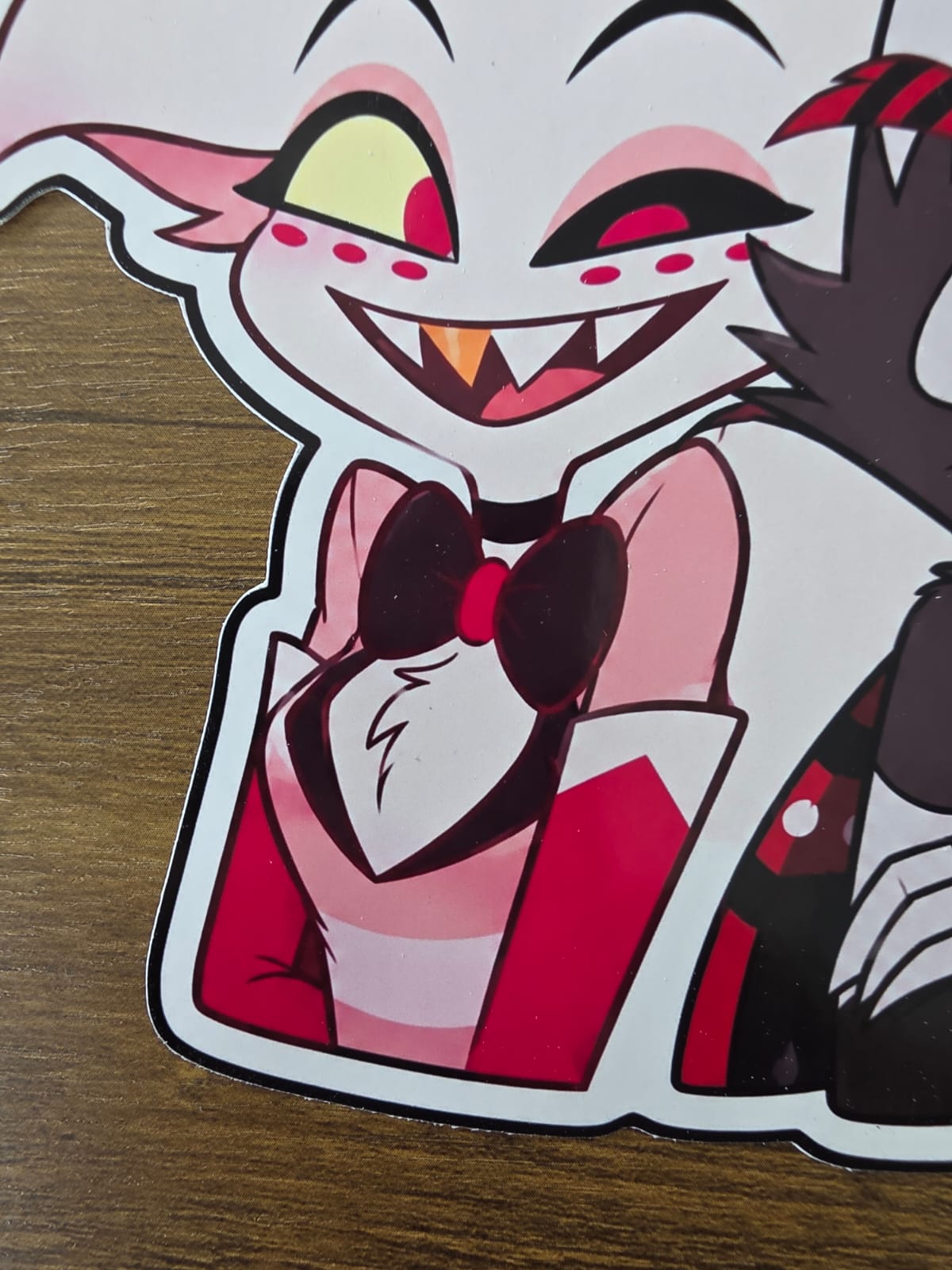 Hazbin Hotel Inspired Angel Dust & Husk Glossy Die Cut Sticker | 2 Sizes Available
