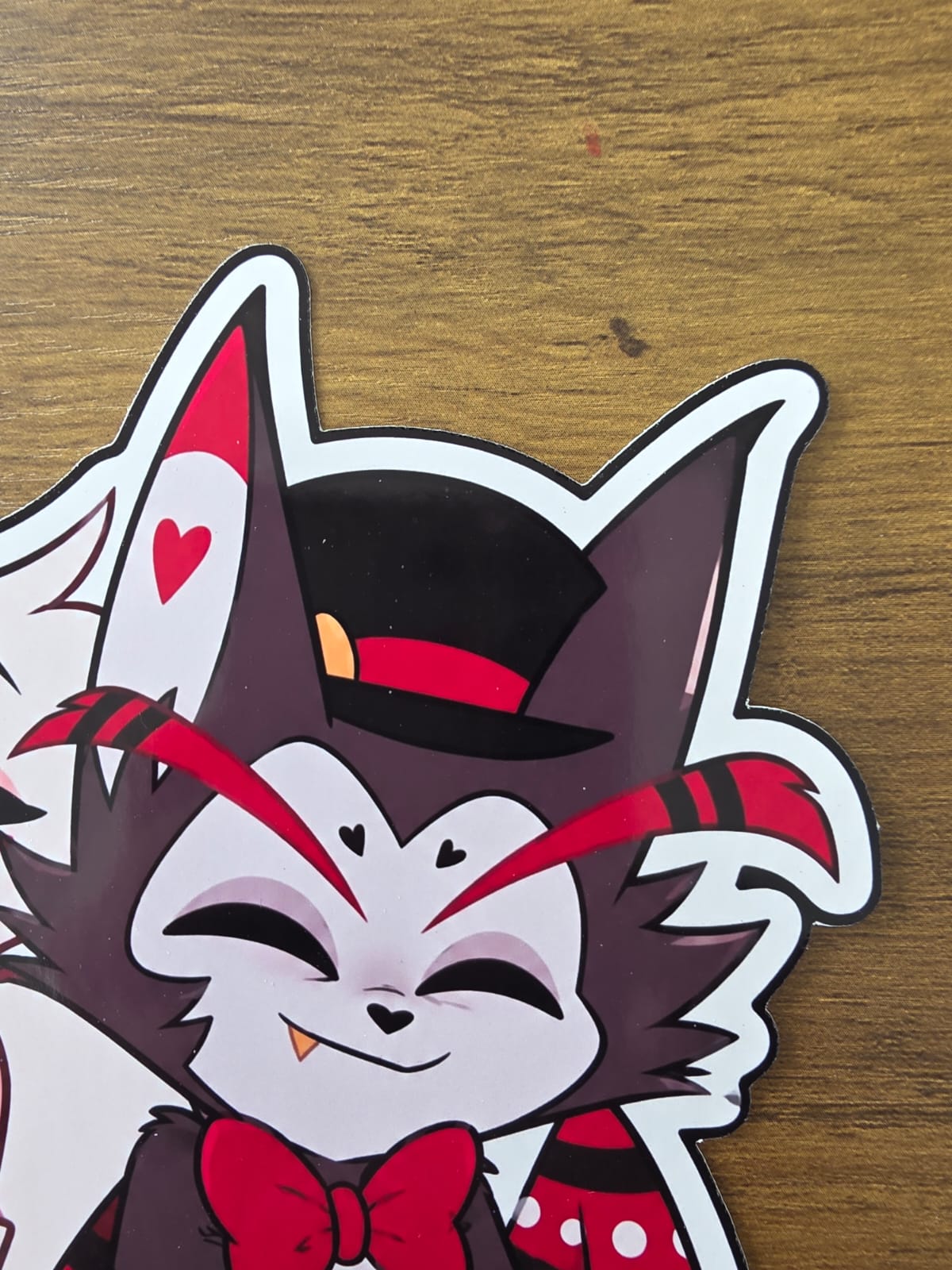 Hazbin Hotel Inspired Angel Dust & Husk Glossy Die Cut Sticker | 2 Sizes Available