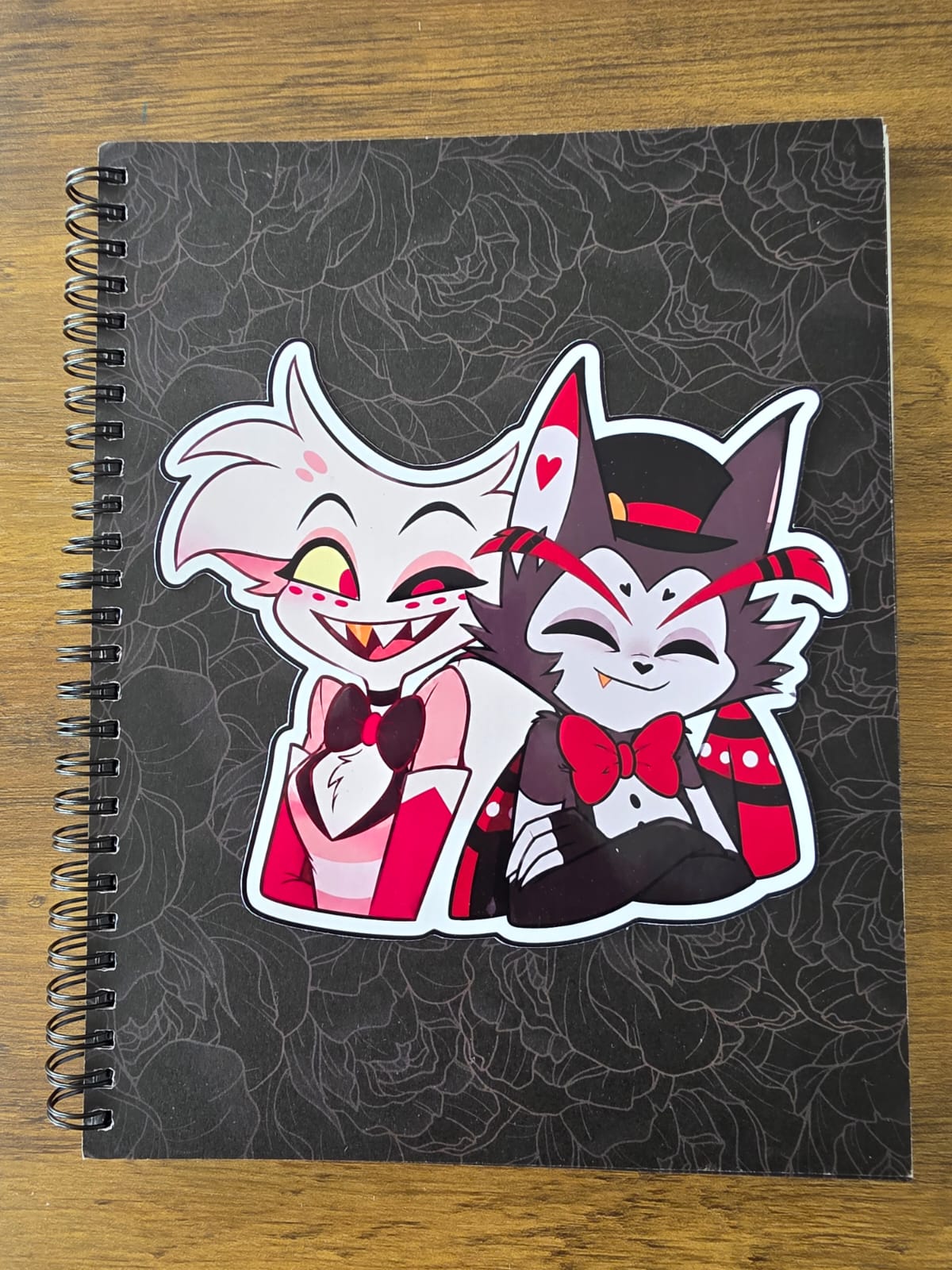 Hazbin Hotel Inspired Angel Dust & Husk Glossy Die Cut Sticker | 2 Sizes Available