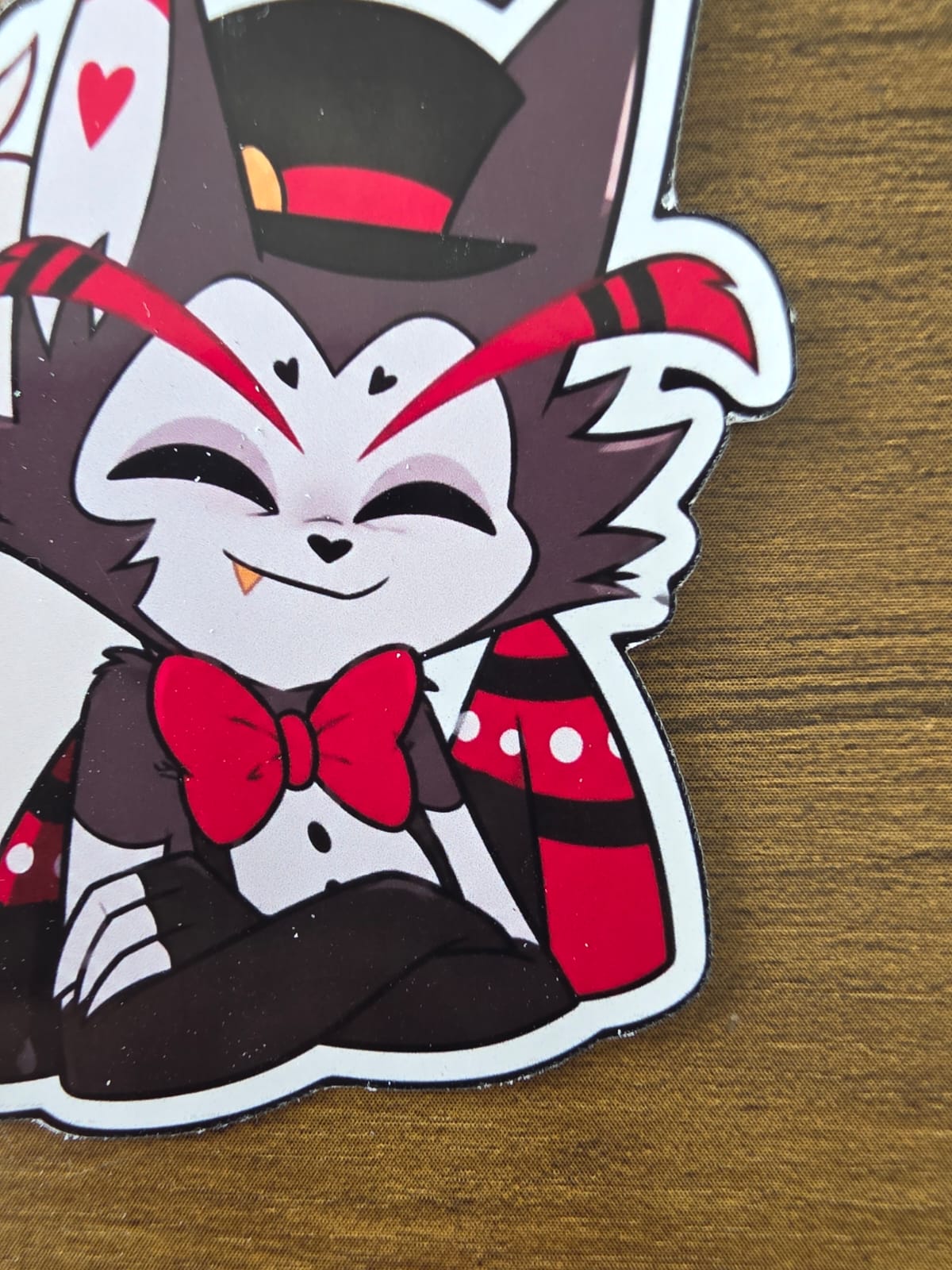 Hazbin Hotel Inspired Angel Dust & Husk Glossy Die Cut Sticker | 2 Sizes Available