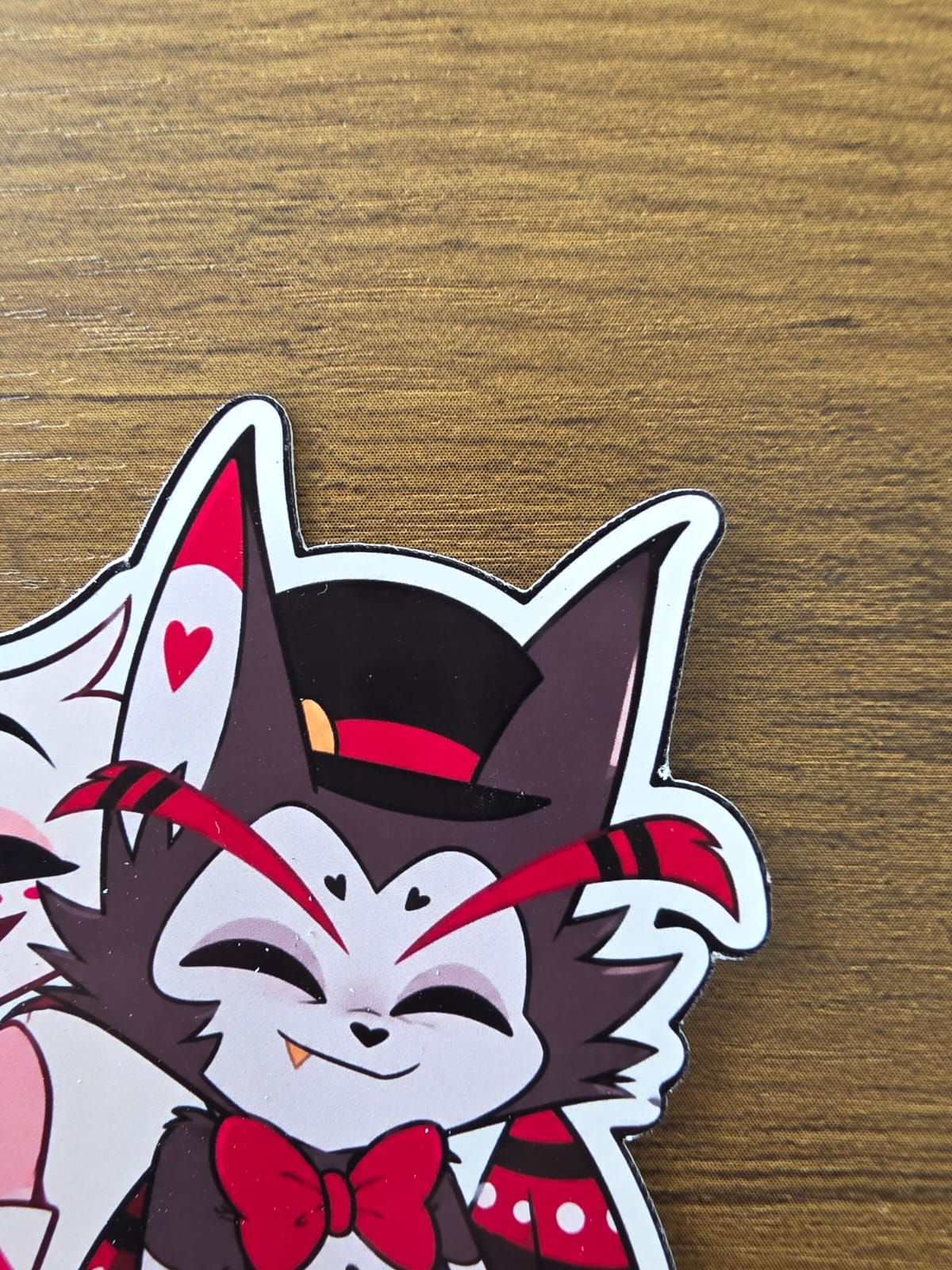 Hazbin Hotel Inspired Angel Dust & Husk Glossy Die Cut Sticker | 2 Sizes Available