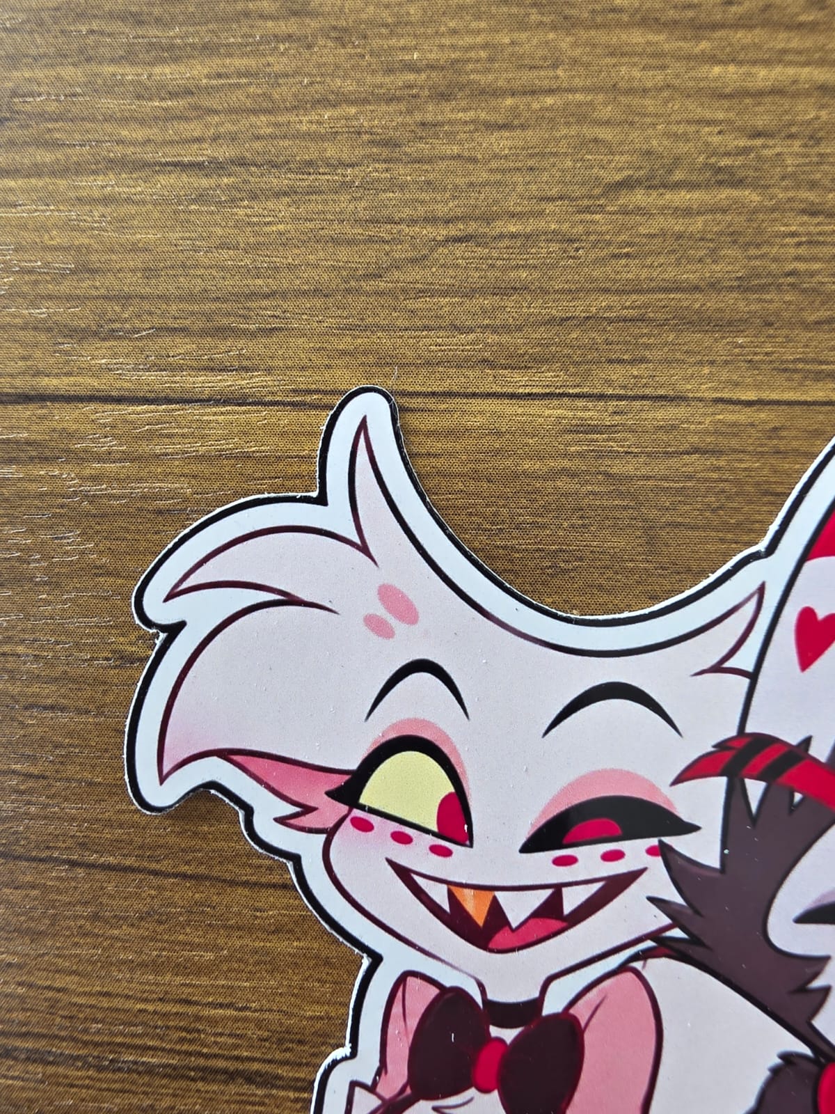 Hazbin Hotel Inspired Angel Dust & Husk Glossy Die Cut Sticker | 2 Sizes Available