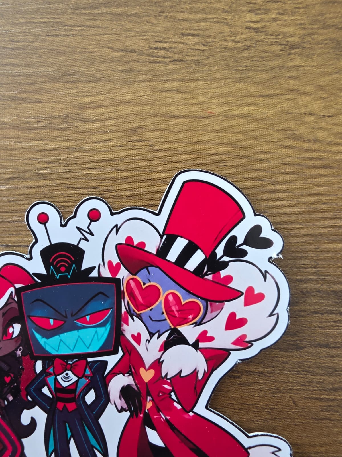 Hazbin Hotel Inspired The Vees Vox Valentino Velvette Sticker | 2 Sizes Available