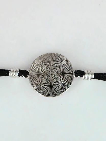 Hazbin Hotel Inspired Fat Nuggets 20mm Faux Suede Adjustable Bracelet