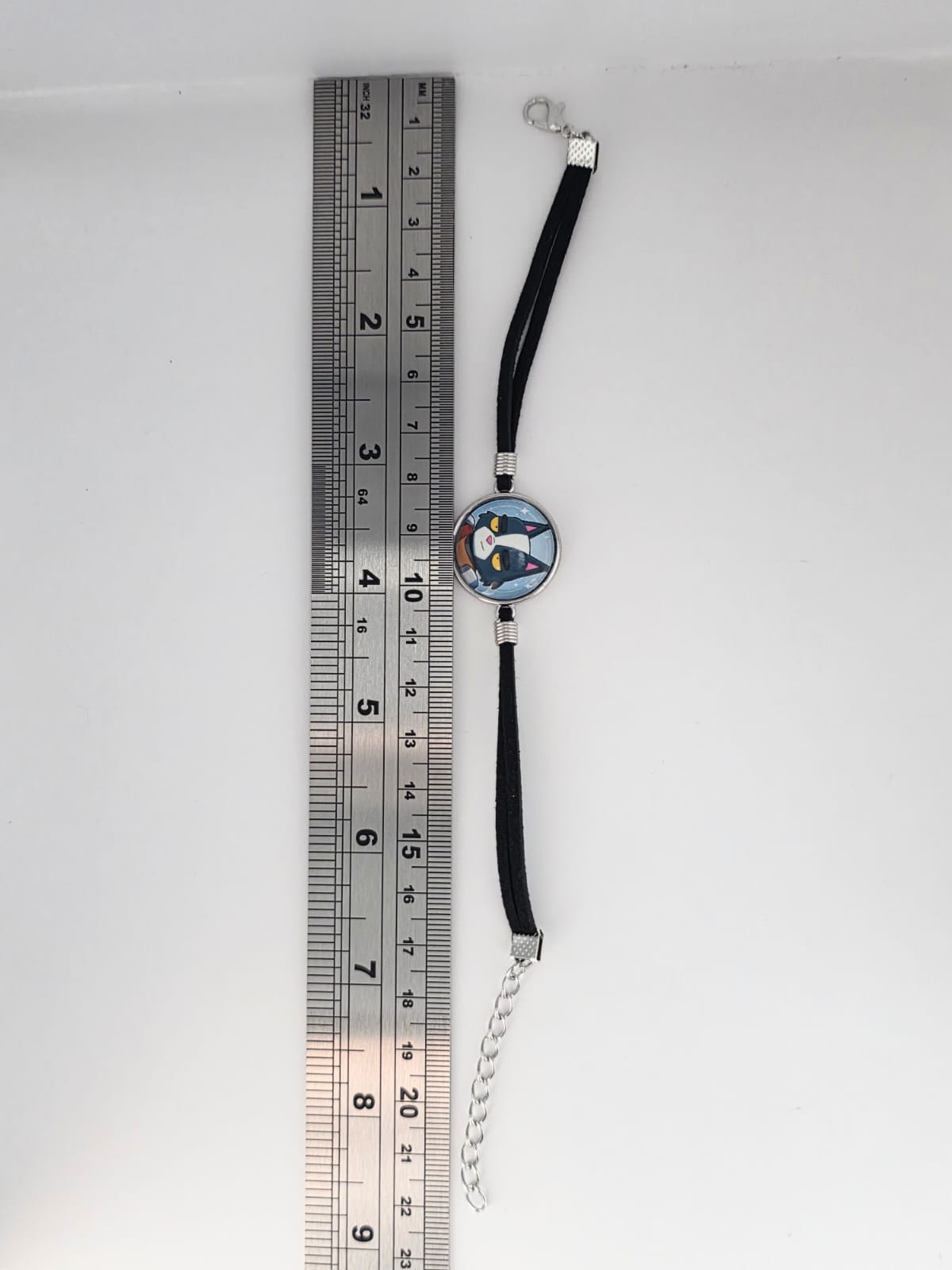 Final Space Inspired Avocato 20mm Faux Suede Adjustable Bracelet