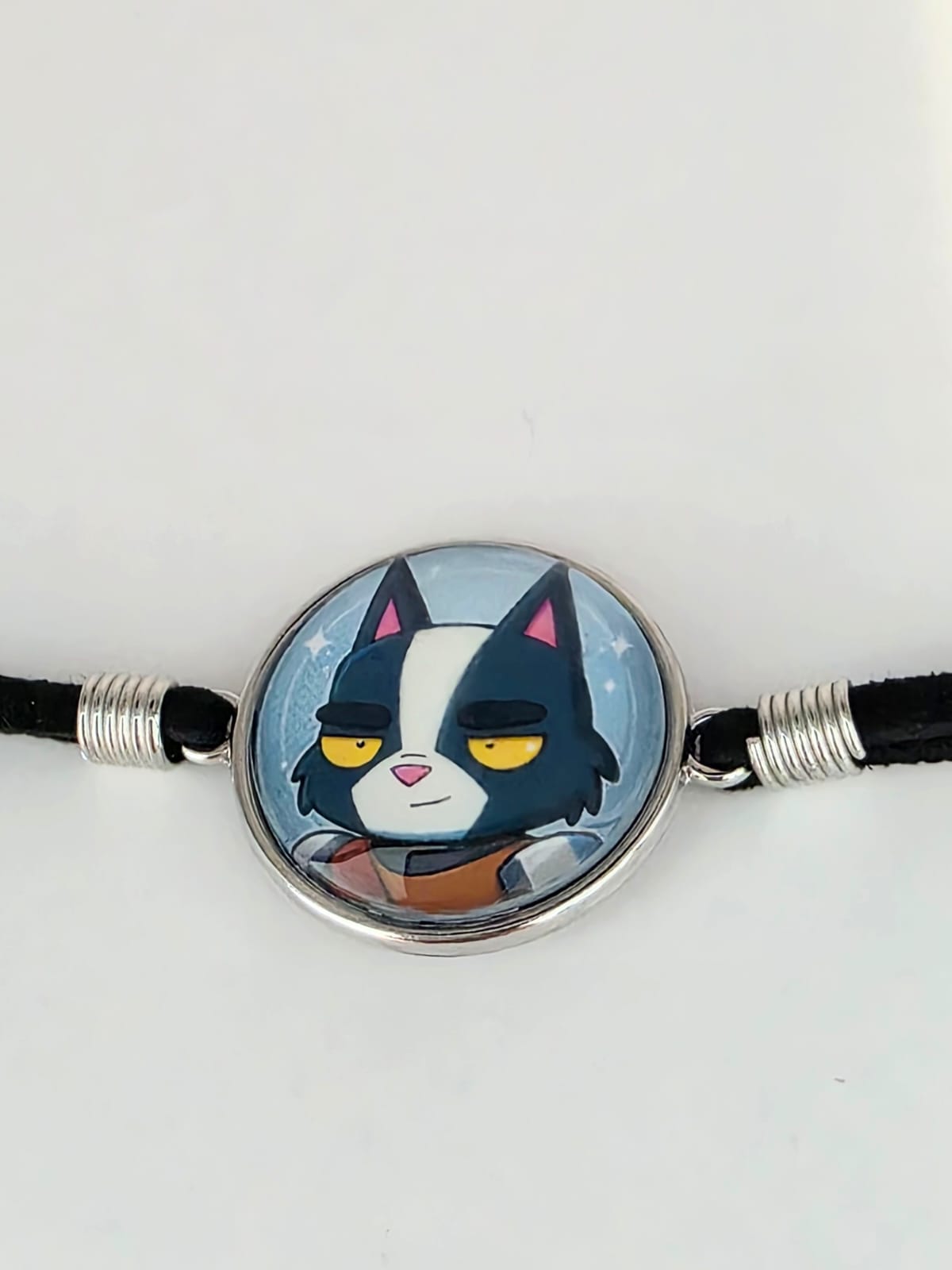 Final Space Inspired Avocato 20mm Faux Suede Adjustable Bracelet