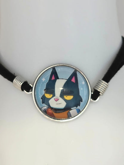 Final Space Inspired Avocato 20mm Faux Suede Adjustable Bracelet