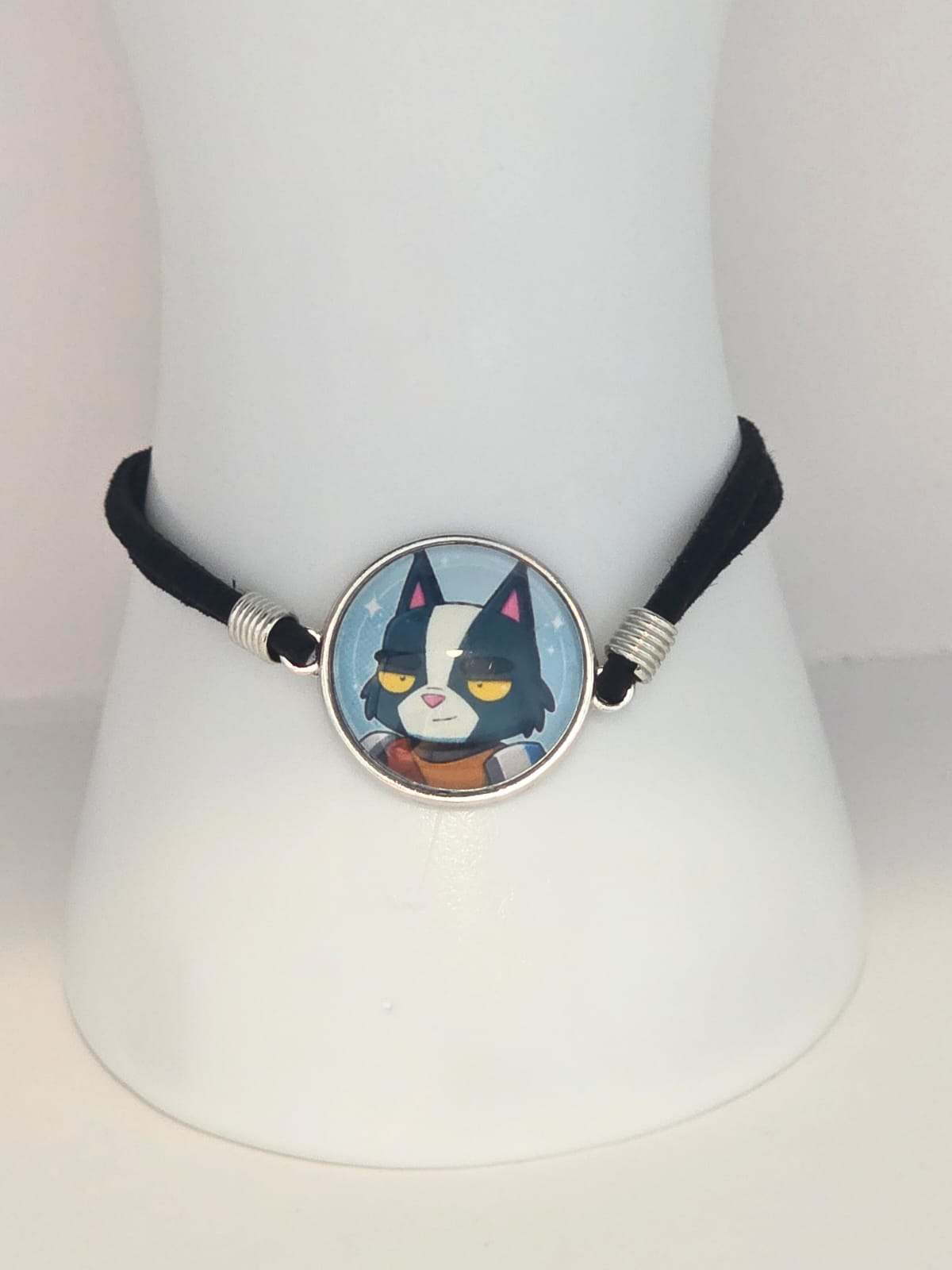 Final Space Inspired Avocato 20mm Faux Suede Adjustable Bracelet