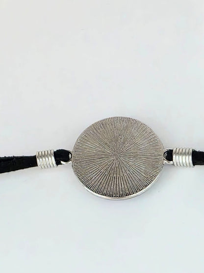Helluva Boss Inspired Fizzarolli 20mm Faux Suede Adjustable Bracelet