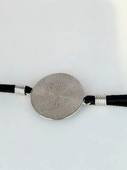 Undertale Inspired Determination 20mm Faux Suede Adjustable Bracelet