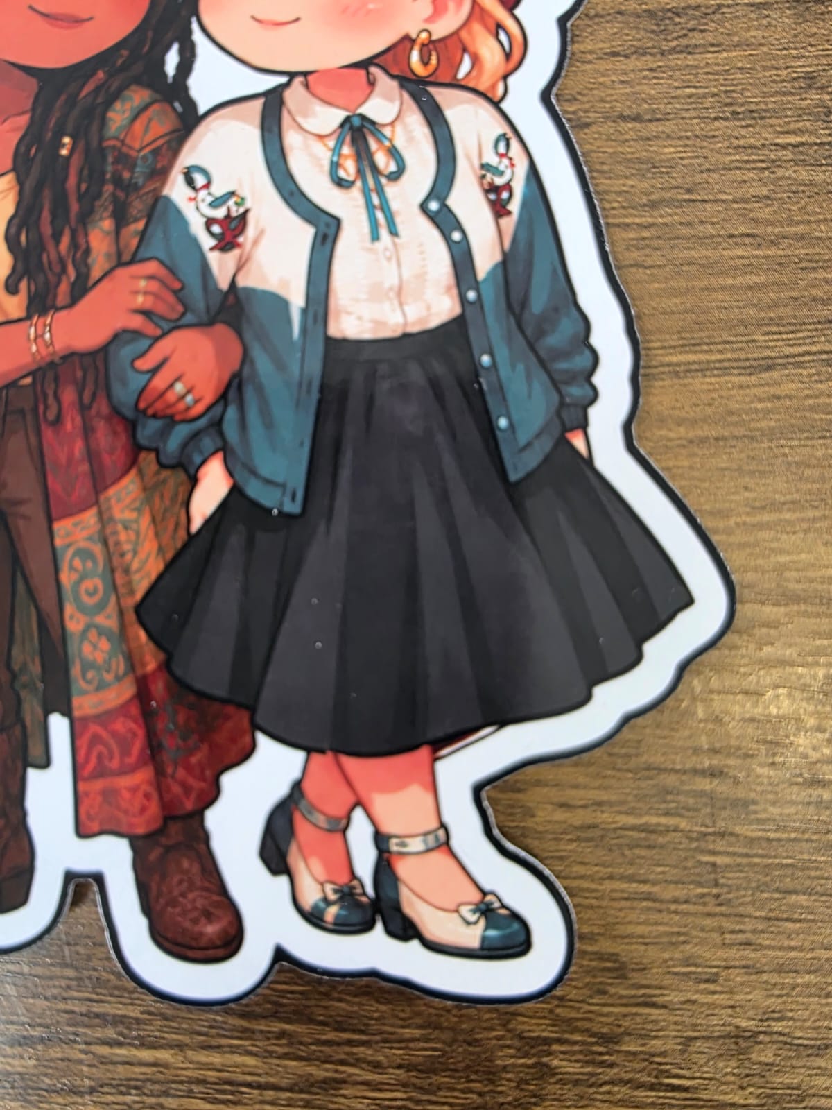 Good Omens Inspired Nina & Maggie Glossy Die Cut Sticker | 2 Sizes Available