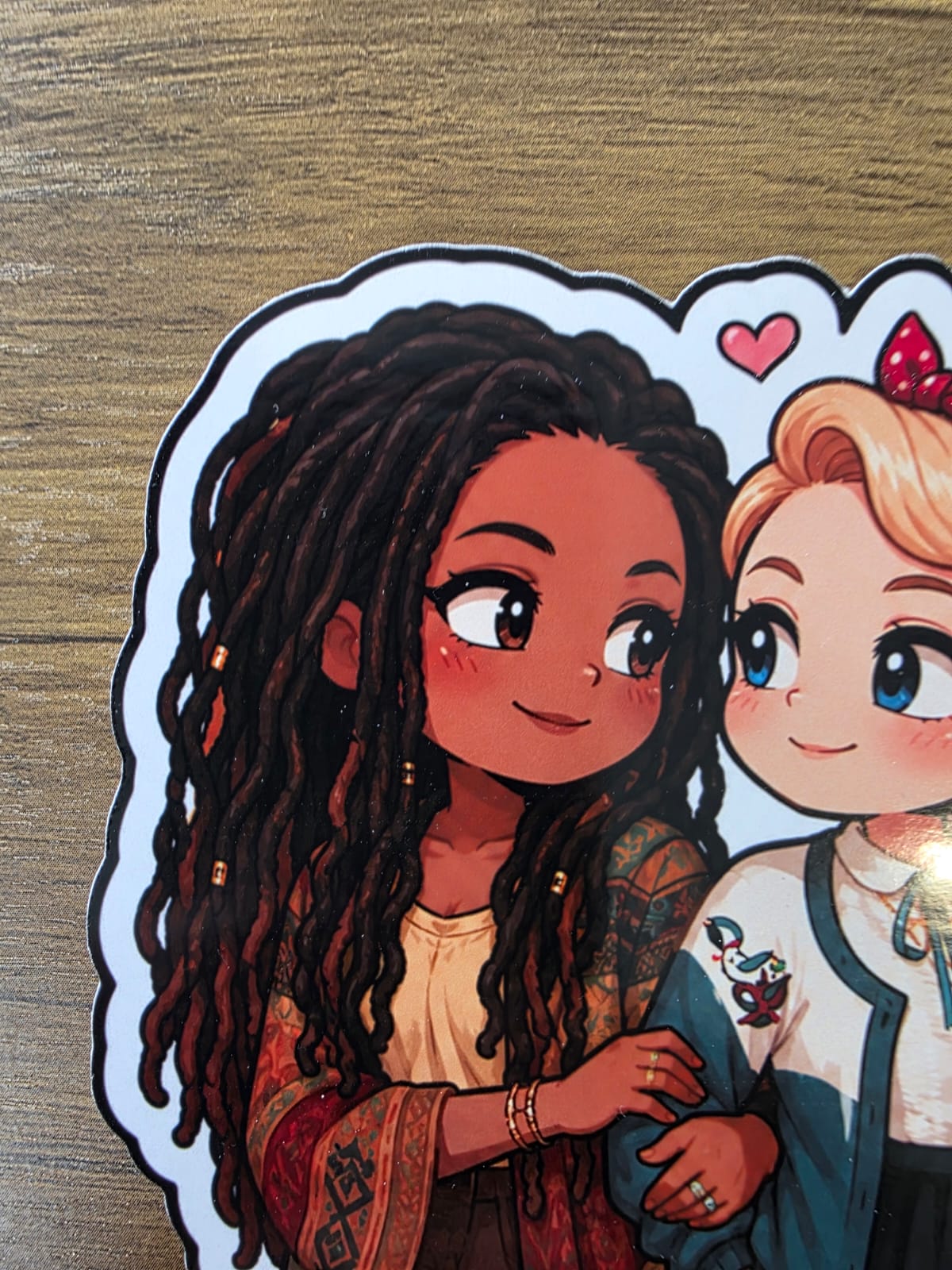 Good Omens Inspired Nina & Maggie Glossy Die Cut Sticker | 2 Sizes Available