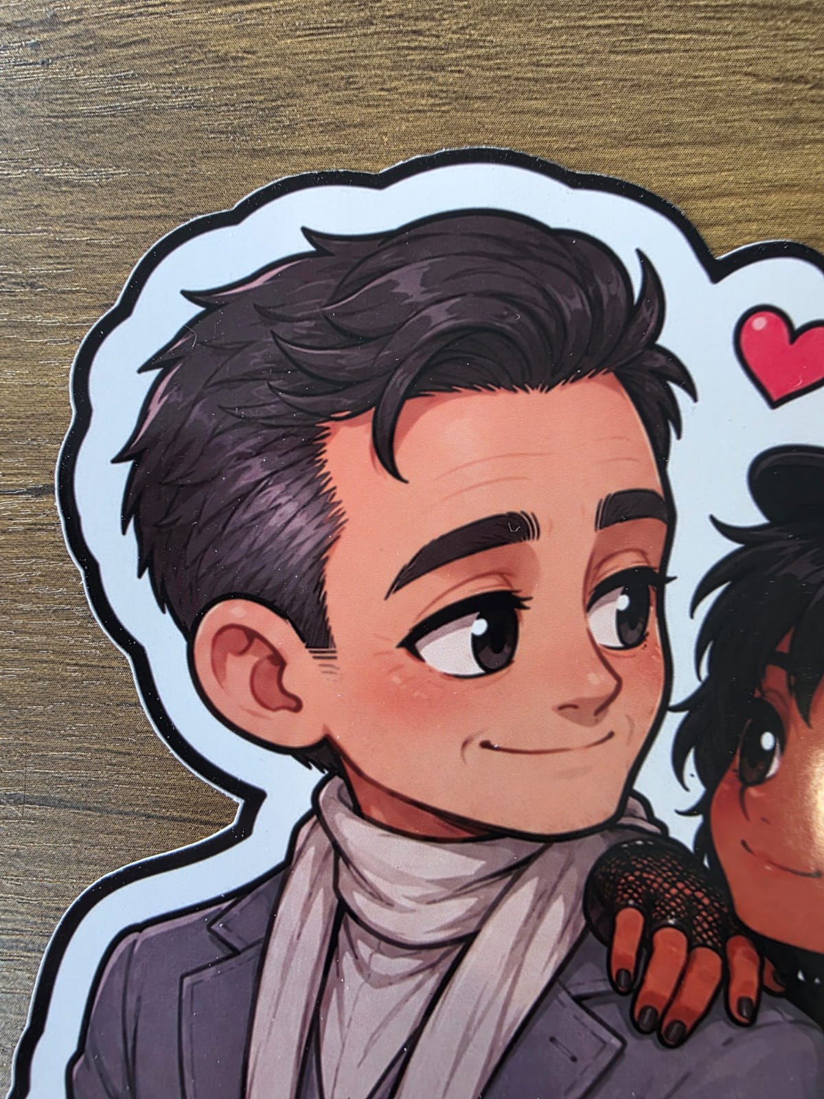 Good Omens Inspired Angel Gabriel & Beelzebub Glossy Die Cut Sticker | 2 Sizes Available
