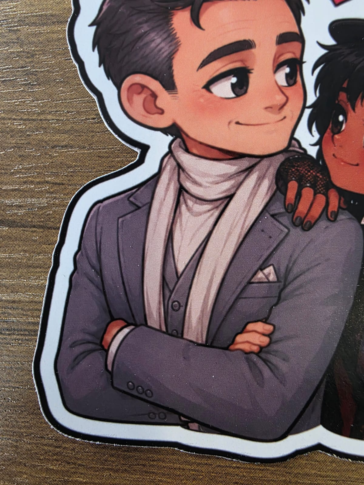 Good Omens Inspired Angel Gabriel & Beelzebub Glossy Die Cut Sticker | 2 Sizes Available