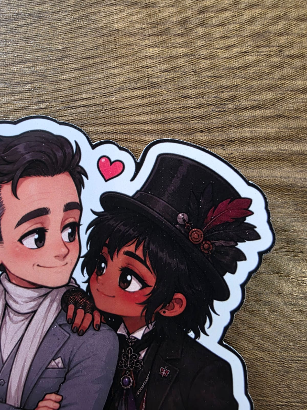 Good Omens Inspired Angel Gabriel & Beelzebub Glossy Die Cut Sticker | 2 Sizes Available