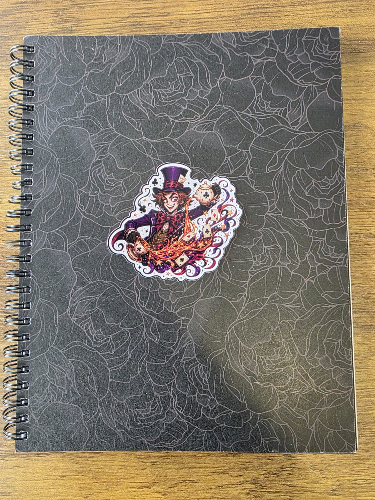 Alice in Wonderland Inspired Hatter Tea Glossy Die Cut Sticker | 2 Sizes Available