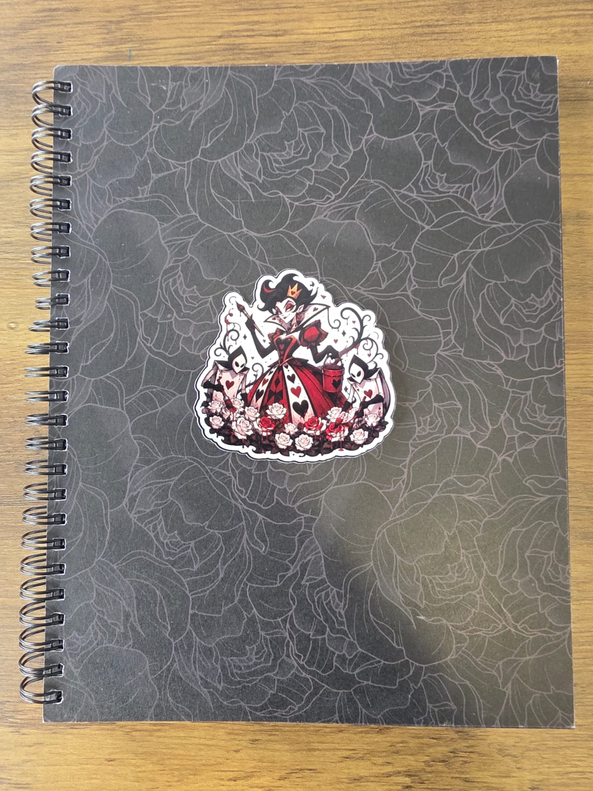Alice in Wonderland Inspired Queen of Hearts Painting Roses Glossy Die Cut Sticker | 2 Sizes Available