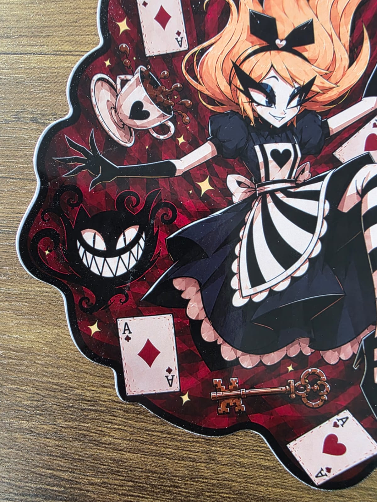 Alice in Wonderland Inspired Alice Falling Glossy Die Cut Sticker | 2 Sizes Available