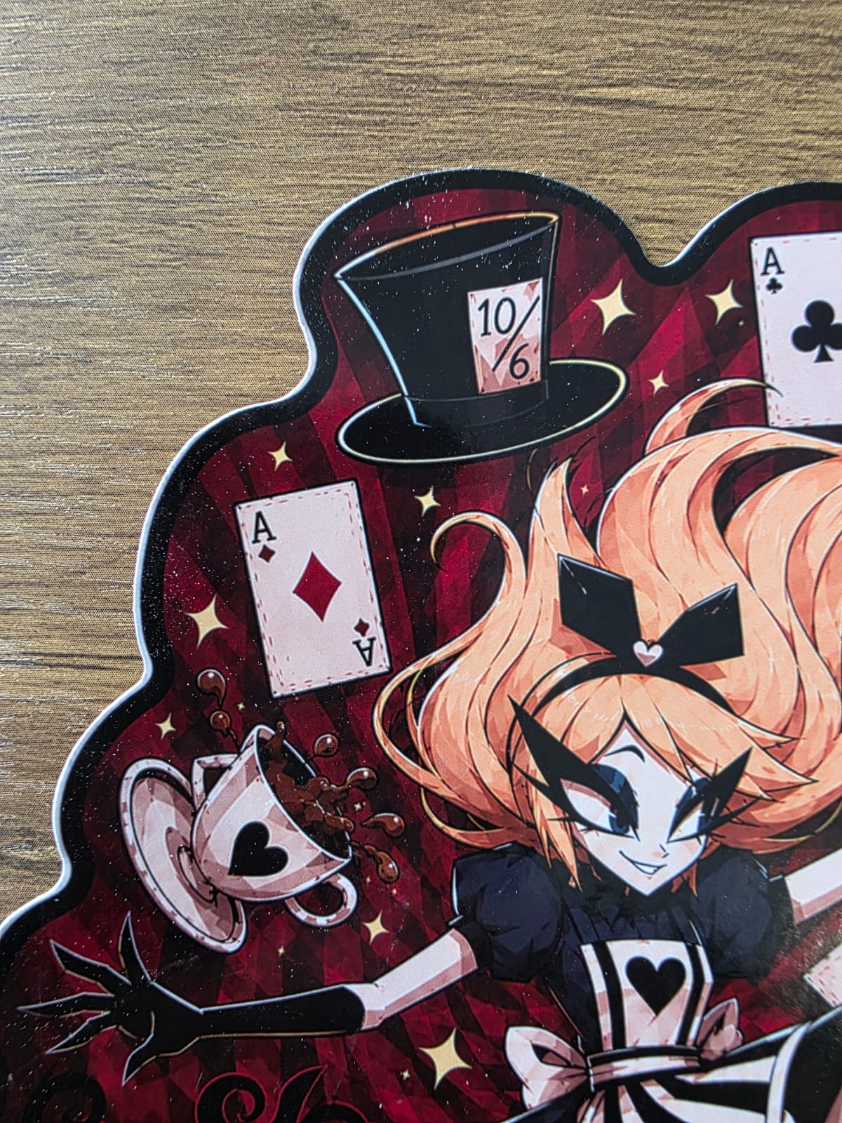 Alice in Wonderland Inspired Alice Falling Glossy Die Cut Sticker | 2 Sizes Available