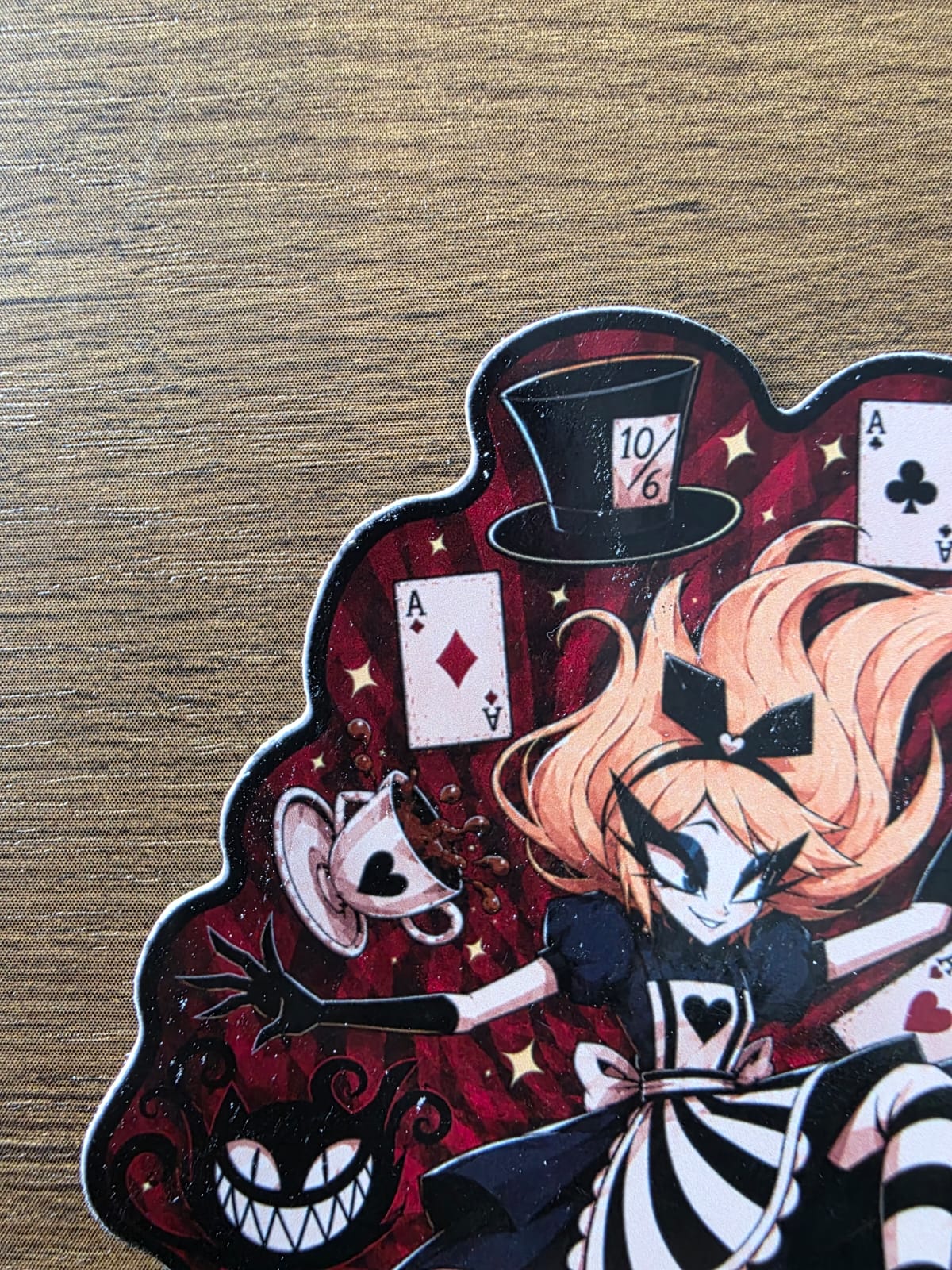 Alice in Wonderland Inspired Alice Falling Glossy Die Cut Sticker | 2 Sizes Available