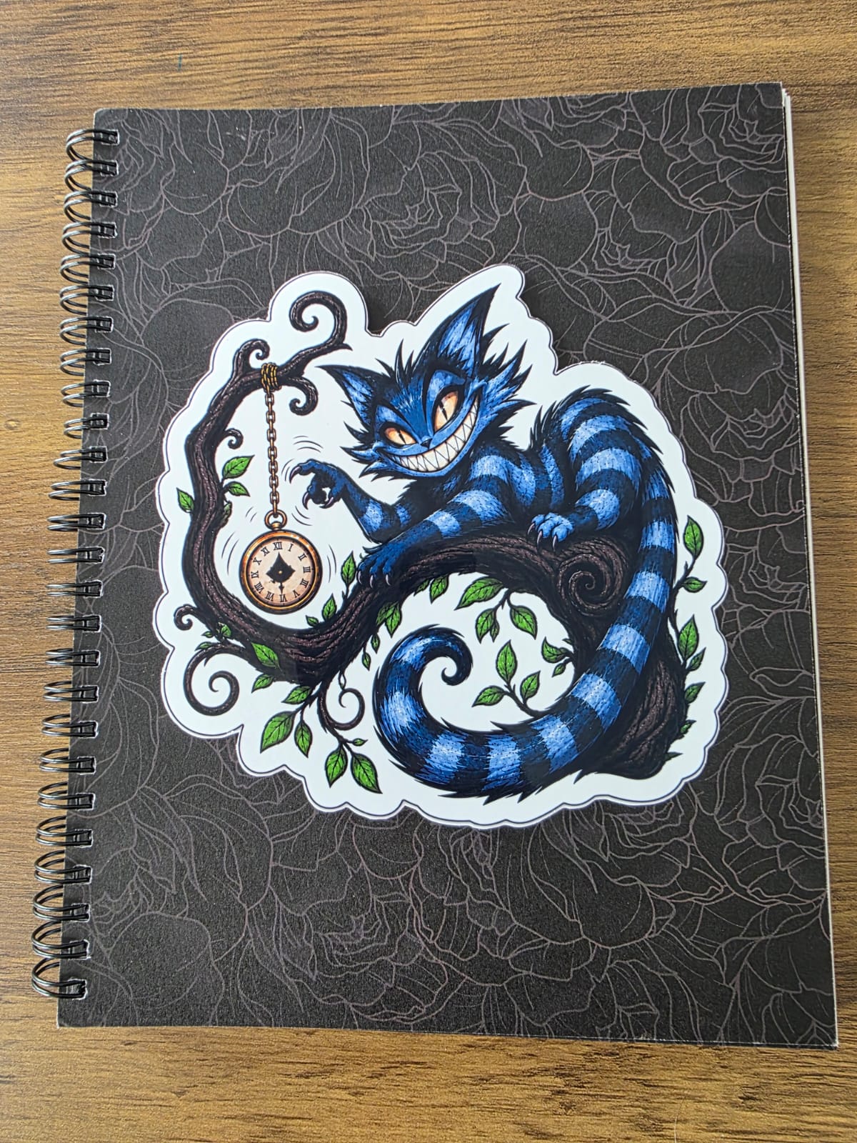 Alice in Wonderland Inspired Hellverse Cheshire Cat Glossy Die Cut Sticker | 2 Sizes Available