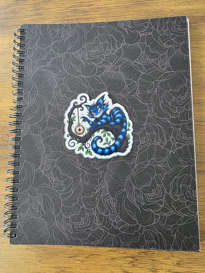 Alice in Wonderland Inspired Hellverse Cheshire Cat Glossy Die Cut Sticker | 2 Sizes Available